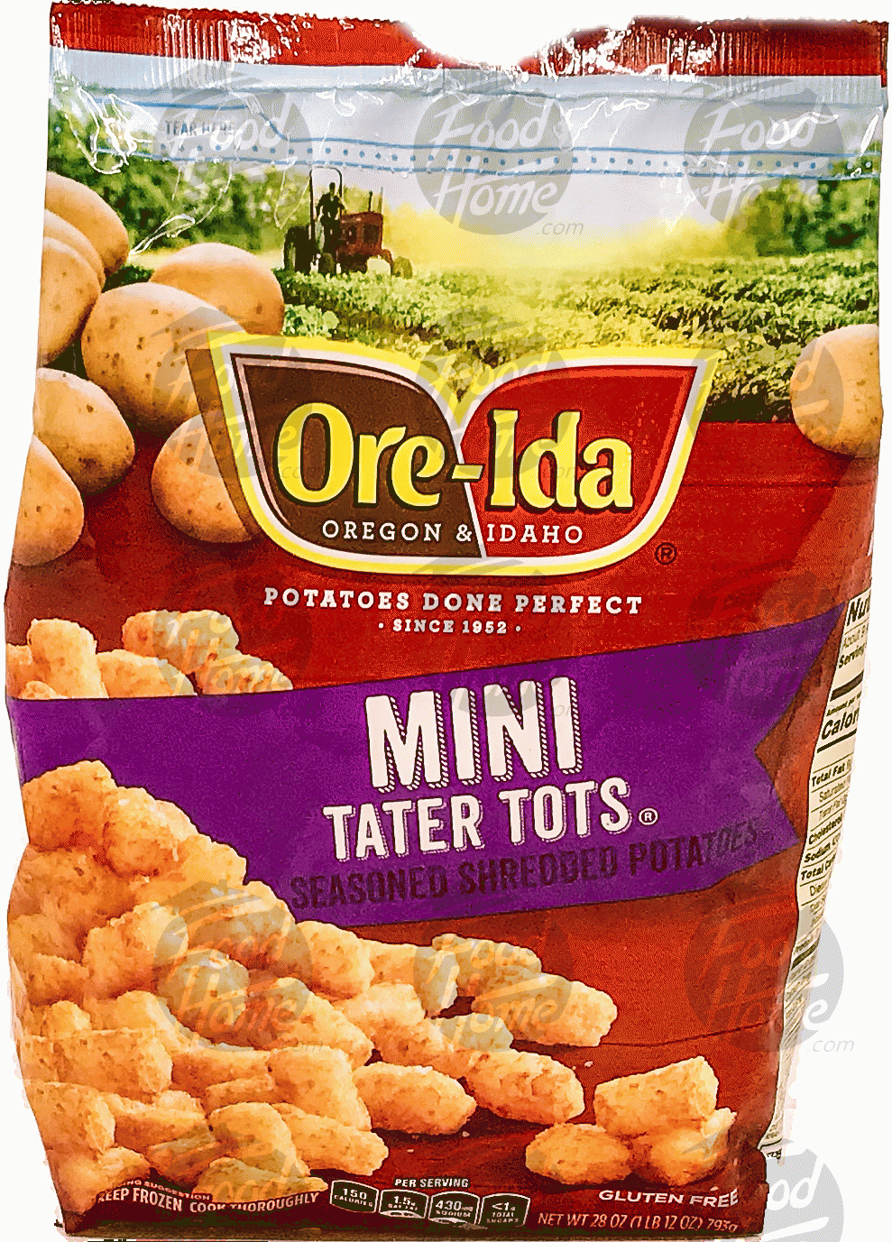 Ore-Ida Mini Tater Tots seasoned, shredded potatoes Full-Size Picture